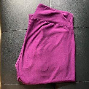 —One Size Purple LuLaRoe Leggings